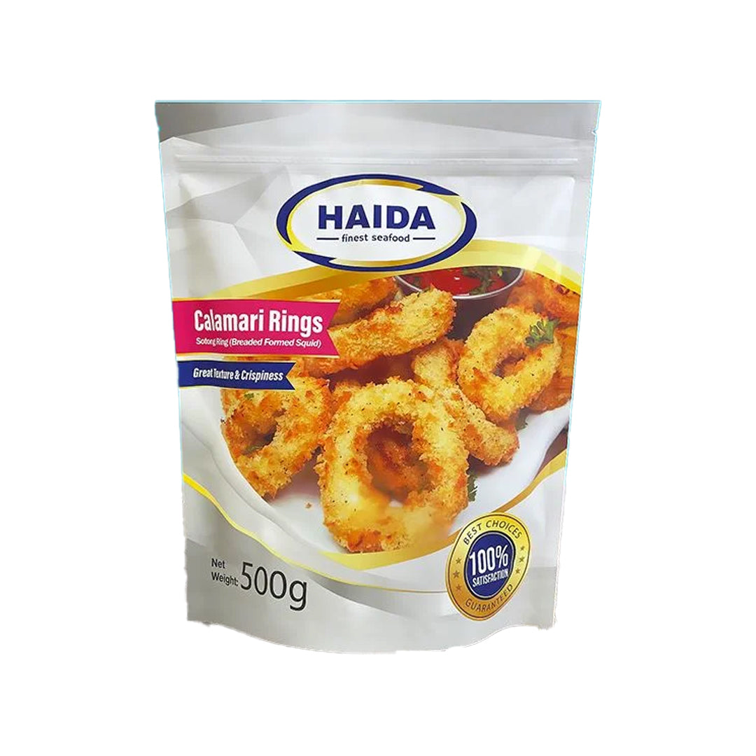 Haida Breaded Calamari Ring 酥炸鱿鱼圈 500g±