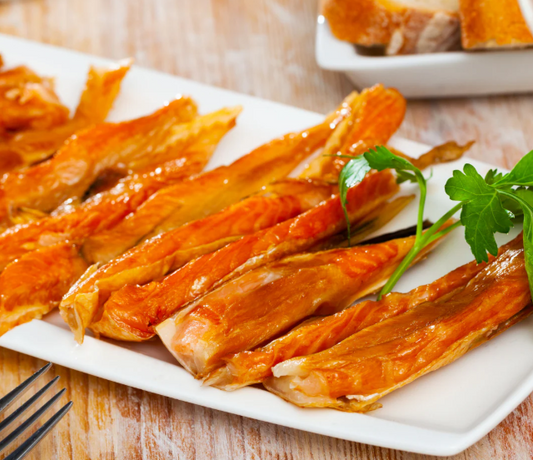 【T6】Salmon Belly Strip 三文鱼腩 500g±