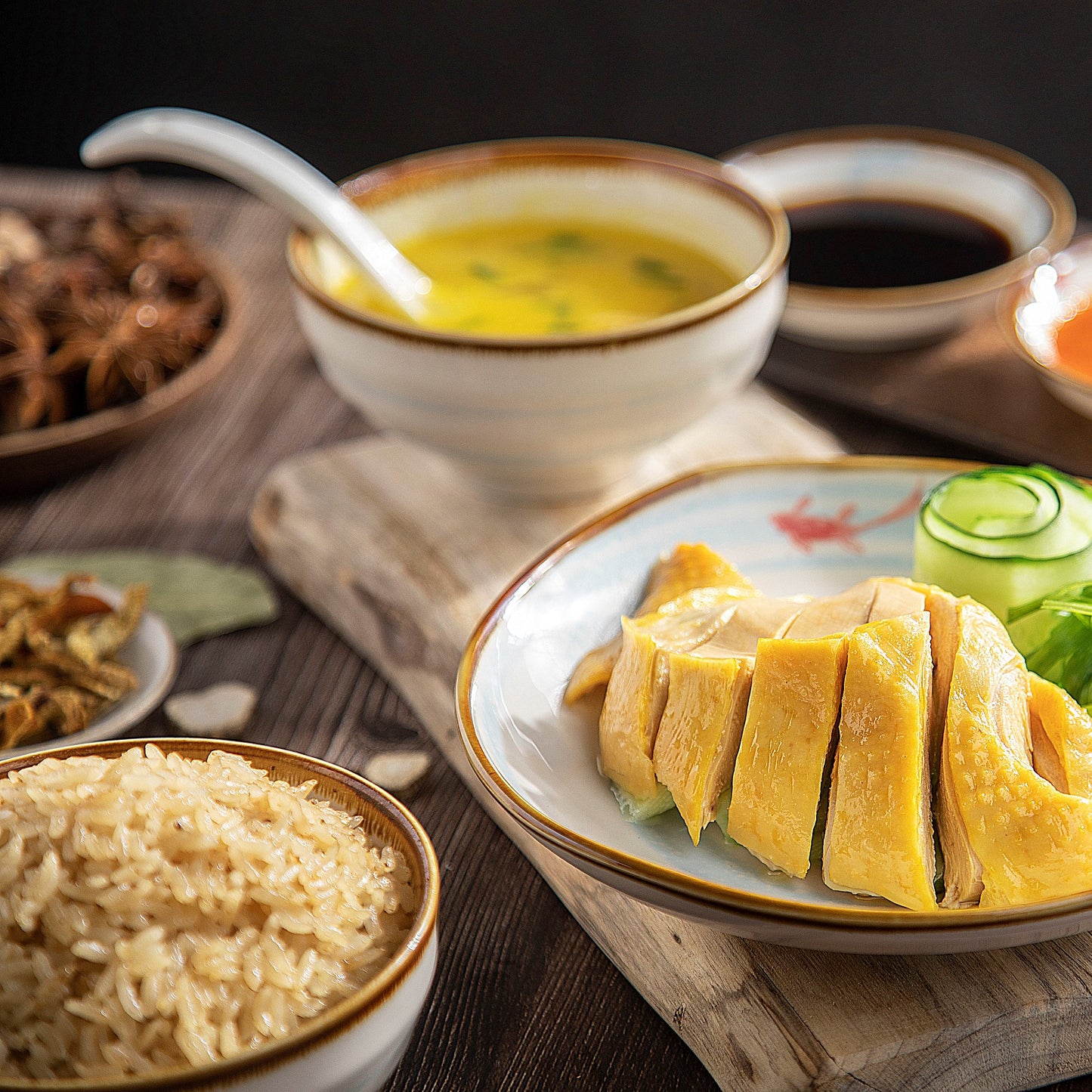 Hainanese Chicken Rice 飞机餐海南鸡饭 250g