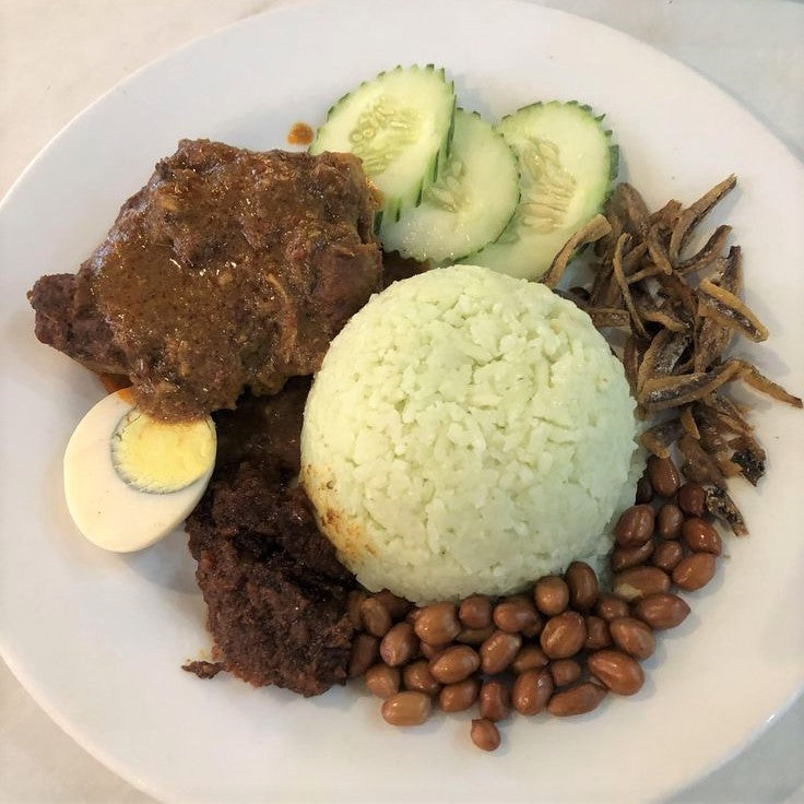 Nasi Lemak Rendang Chicken 飞机餐椰浆饭 260g