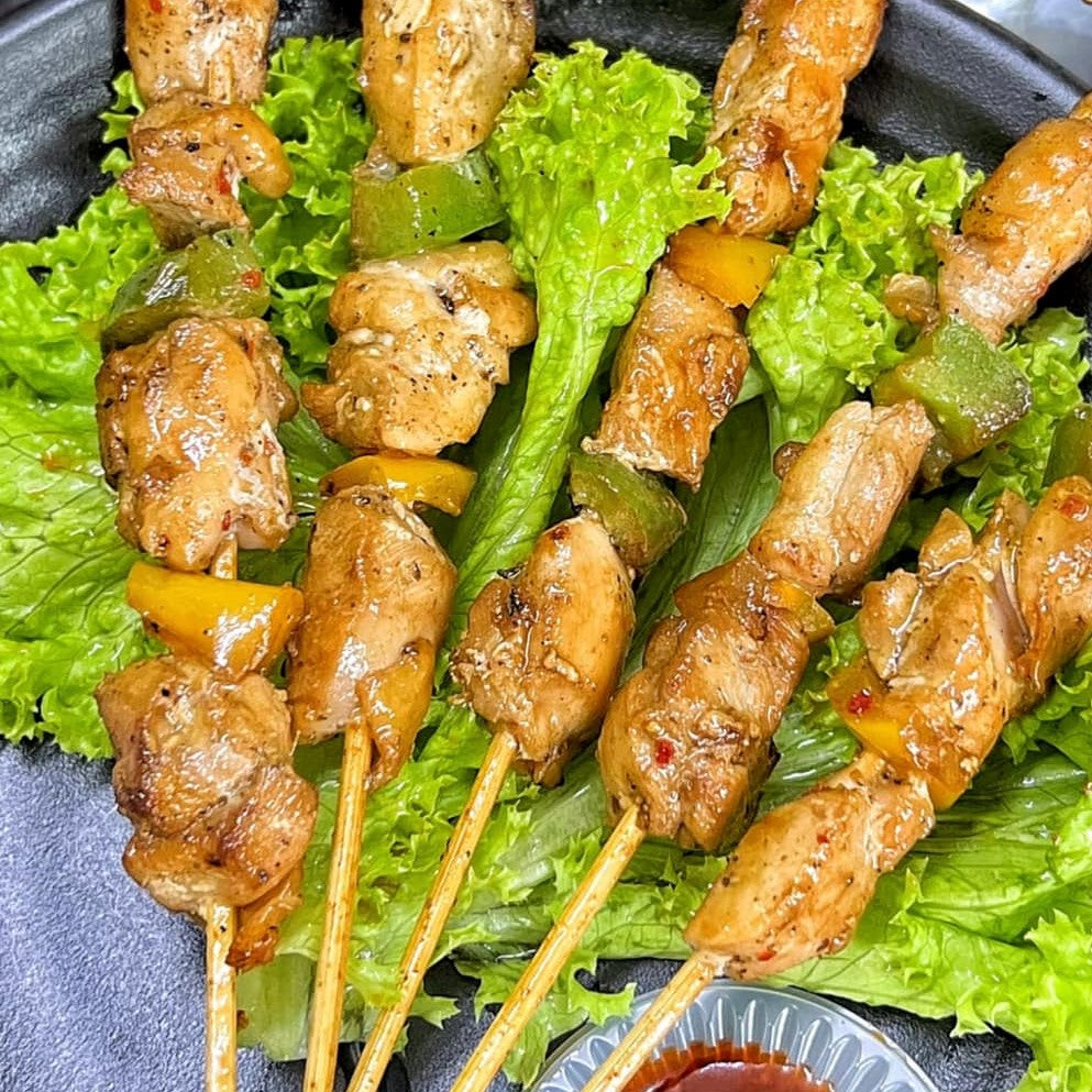 Chicken String with Capsicum 甜椒鸡肉串 10's