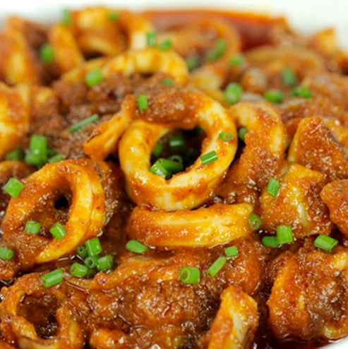 Grilled Sambal Seafood 叁巴烧海鲜