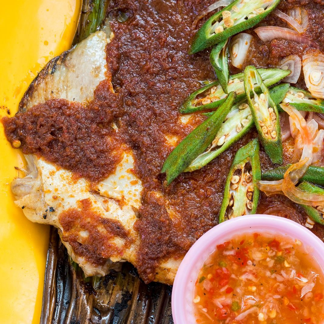 Grilled Sambal Seafood 叁巴烧海鲜