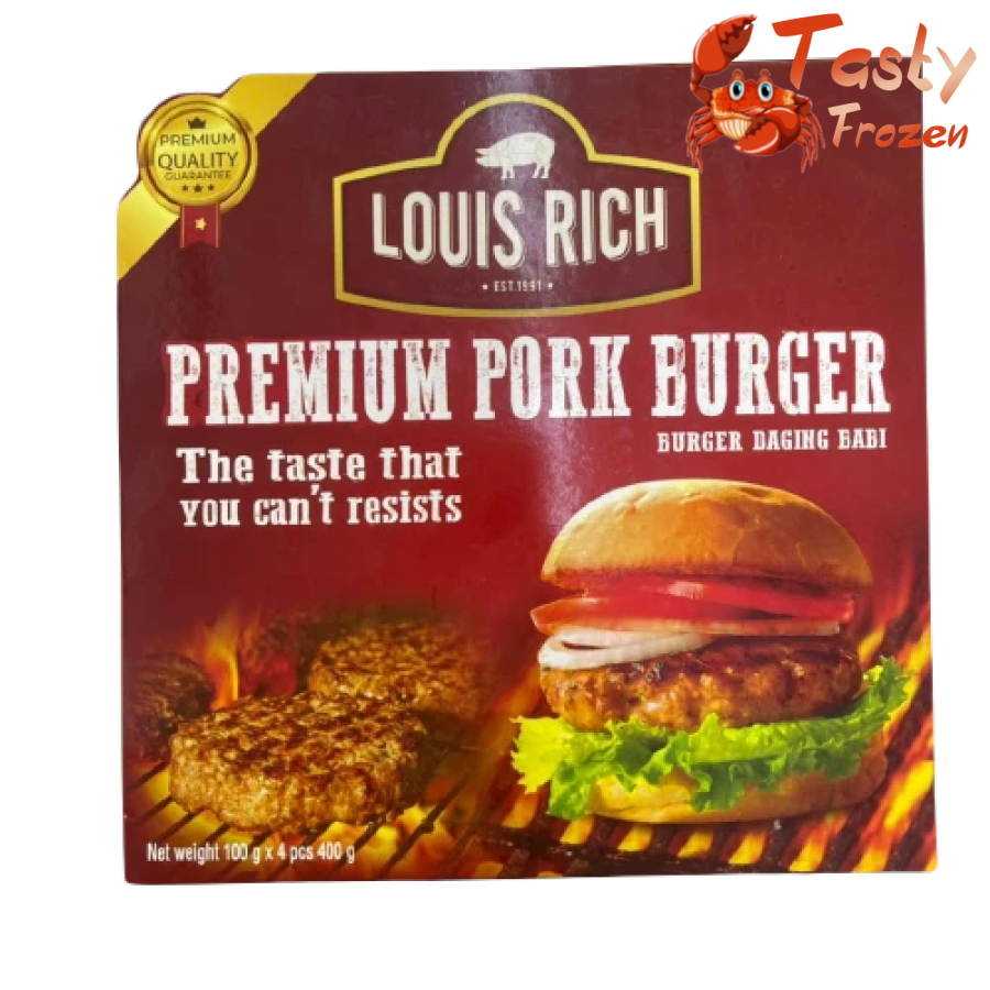 Premium Pork Burger 顶级汉堡猪肉 4pcs (400g)