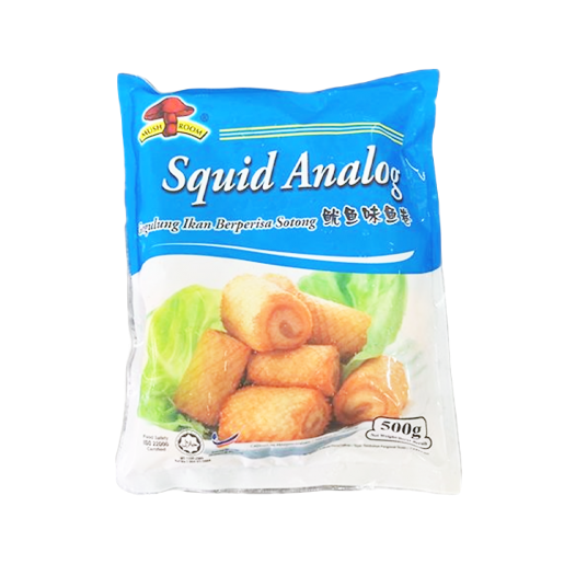Mushroom Squid Analog 鱿鱼味鱼卷 500g
