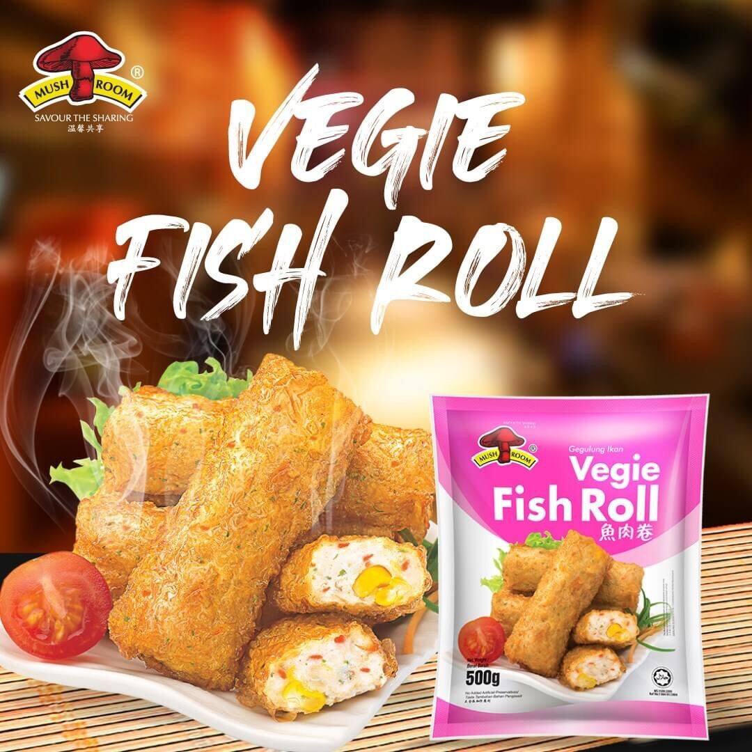 Mushroom Vegie Fish Roll 鱼肉卷 500g