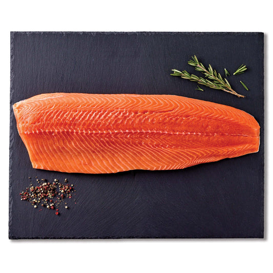 Frozen Salmon Skin On Fillet 冷冻带皮三文鱼柳