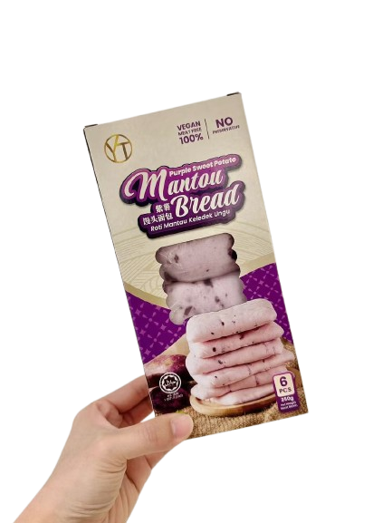 YT Purple Sweet Porato Mantou 紫薯馒头面包 6pcs