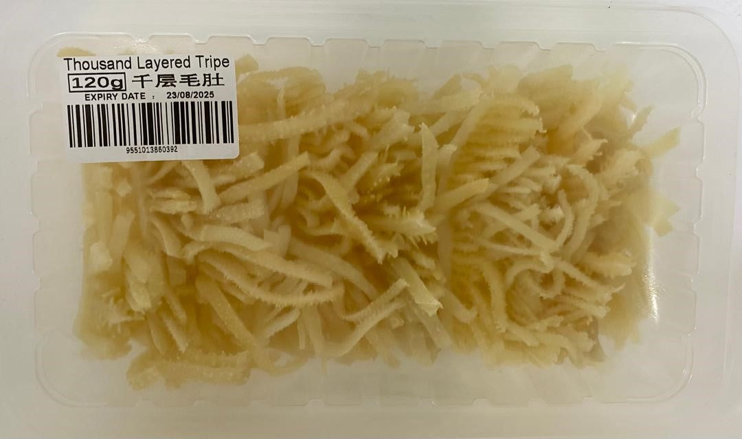 Beef Thousand Layered Tripe 千层毛肚 120g±