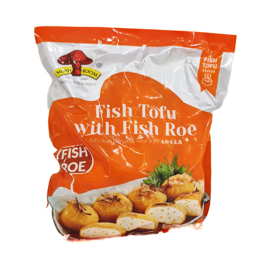 Mushroom Fish Tofu With Fish Roe 鱼籽鱼豆腐 500g±
