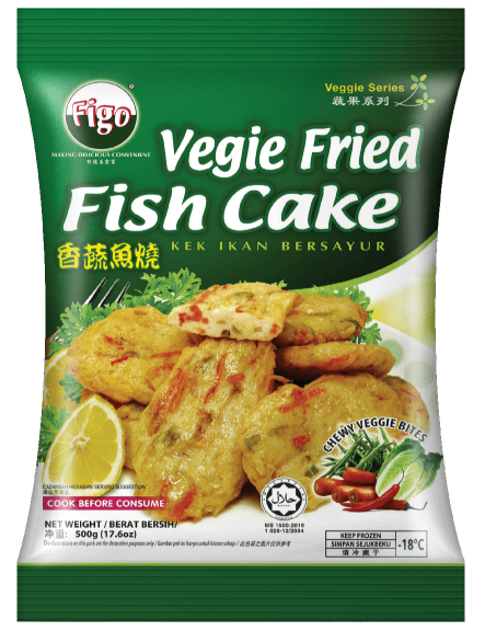 Figo Vegie Fried Fish Cake 香蔬鱼烧 200g±
