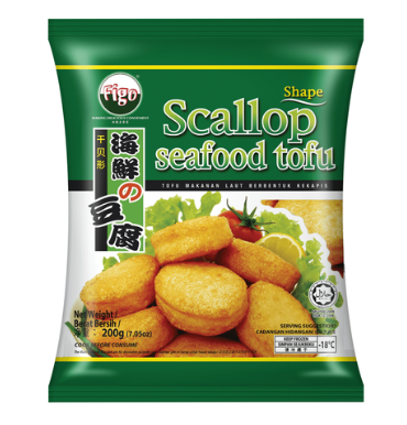 Figo Scallop Seafood Tofu 干贝形海鲜豆腐 200g±