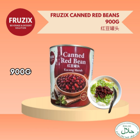 Fruzix Canned Red Beans 红豆(罐装) 900g±