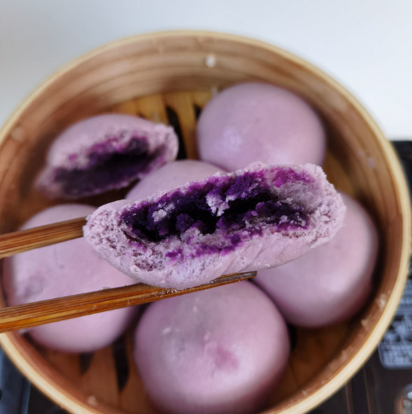 Mw Sweet Potato Bun 紫薯夹心包 10's