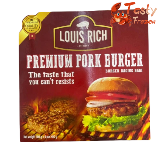 Premium Pork Burger 顶级汉堡猪肉 4pcs (400g)